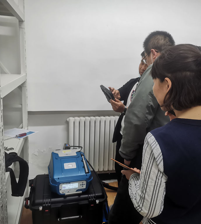 固原市生態(tài)環(huán)境監(jiān)測站PF-300驗收培訓(xùn)