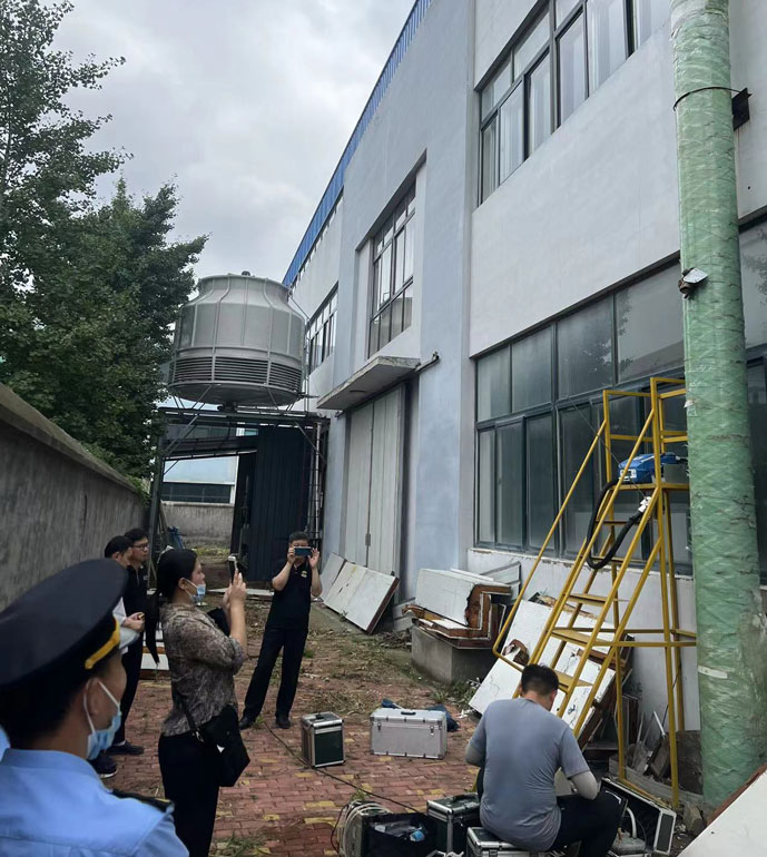 青島力克川液壓機械有限公司現場測試