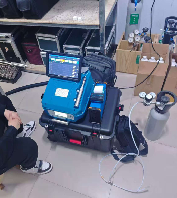 遼寧6家生態環境監測單位PF-300非甲烷總烴交貨培訓